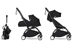 Babyzen YOYO² poussette ensemble complet 0+ et 6+ noir cadre noir