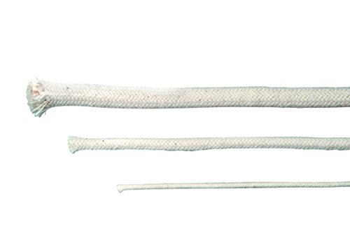 8mm Lampen-Flammschalendocht rund 1 Meter - 1 m (LDK-08)