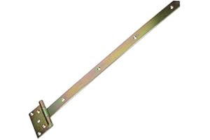 4U-ONLINEHANDEL Kreuzgehänge 65,5x11cm 4mm T-Scharniere Torband Türbänder Türscharnier Heavy duty