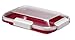 Produktbild Rotho 1160202255 Premium Snackbox Loft aus Kunststoff (SAN), ideal für Transport von Vesper und Mittagessen, dicht dank Silikonring, hochwertig , circa 23.7 x 17 x 5.2 cm (LxBxH), rot/weiss