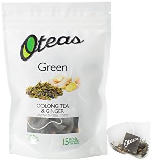 Oteas Oolong Tea And Ginger Green Tea Pouch (Pack of 3, 45 Tea Bags)