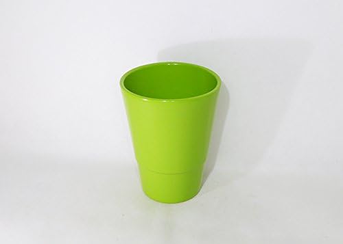 Orchid Pot Diameter 13 cm Height 18 cm green