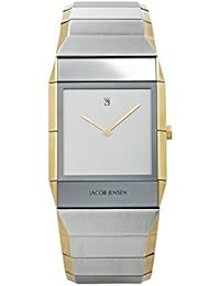 Jacob Jensen hombre-reloj analógico de cuarzo de acero inoxidable Jacob Jensen Sapphire 553