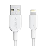 Anker PowerLine II 90cm iPhone Ladekabel Lightning Kabel, das Wahrscheinlich Langlebigste Kabel, Apple MFi-Zertifiziert und lebenslange Garantieserie für iPhone 7 / 7 Plus / 6s 6 / 6 Plus / 5S / 5 (Weiß)