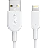 Anker PowerLine II 90cm iPhone Ladekabel Lightning Kabel, das Wahrscheinlich Langlebigste Kabel, Apple MFi-Zertifiziert und lebenslange Garantieserie für iPhone 7 / 7 Plus / 6s 6 / 6 Plus / 5S / 5 (Weiß)