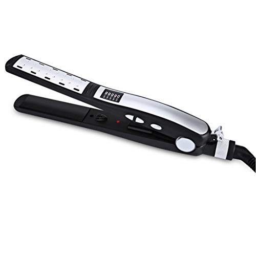 HuaTianMAO Five Files Temperature Control Ceramics Without Hurting The Hair Anion Hair Straightener Straight Hair Hairdressing  Color   Black 