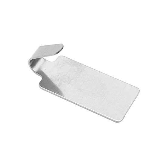 12Pcs Edelstahl Wandhaken Rechteckhaken Selbstklebend Mehrzweckhaken for Küche Bad - 4