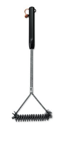 Weber 6493 3-seitige Grillbürste mit Edelstahlborsten, 53 cm - 4