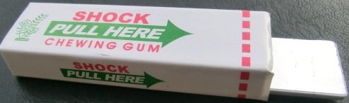 Preisvergleich Produktbild DER SPASS . ELEKTROSCHOCK KAUGUMMI WEISS *