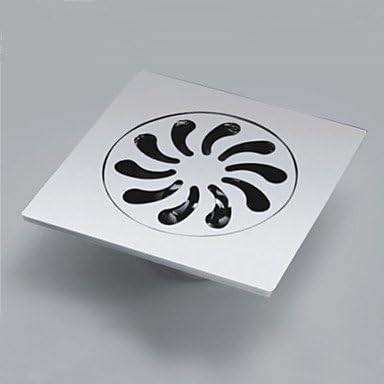 Contemporary Sailboat Chrome Finish Brass Drain