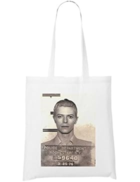 Bowie Mugshot Bag White