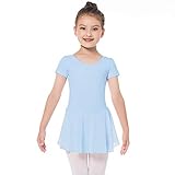 GEEIGNETE GELEGENHEIT: Kurzarm - Ballett - Tanzkleid geeignet für Ballett, Tanzkurs, Training, Gymnastikübungen, Bühnenauftritt, Kostümparty, Team - Uniform, etc.