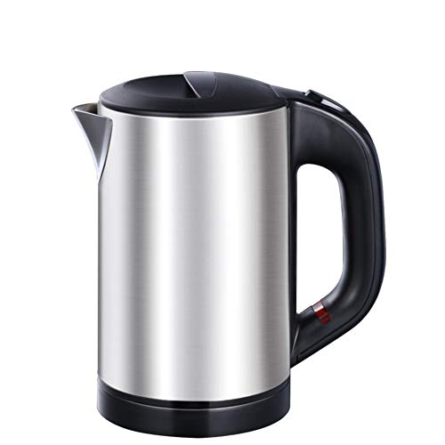 lectrique Bouilloire Cuisine Bouilloire 500 W 0.6L Portable Bouilloire Voyage Petite Puissance 304 En Acier Inoxydable Double Isolation lectrique Bouilloire Cinq toiles Htel 17 * 17.5 cm Rose Noir