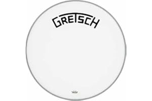Gretsch GRDHCW20B Parche bombo, Ambassador blanco rugoso, 20"