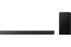 HW-B460GF B-serien 2.1-kanals ljudbar för TV, TV-högtalare med trådlös 6,5-tums subwoofer, spelläge, adaptivt ljud, basboost-läge, virtuellt surroundljud