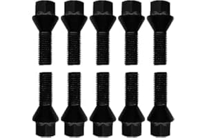 TRACER 10 Radschrauben Radbolzen Kegelbund schwarz M14x1,5 38mm