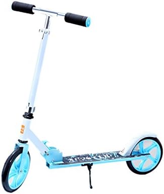 ZHXUANXUAN Adult Scooter Second Round Folding Child Skating Car Scooter Out Convenient Scooter,Blue-OneSize