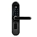 Produktbild XSWE Smart Door Lock, Biometric Fingerprint Electronic Smart Lock Code Touch Screen Digital Password Lock Key,Black