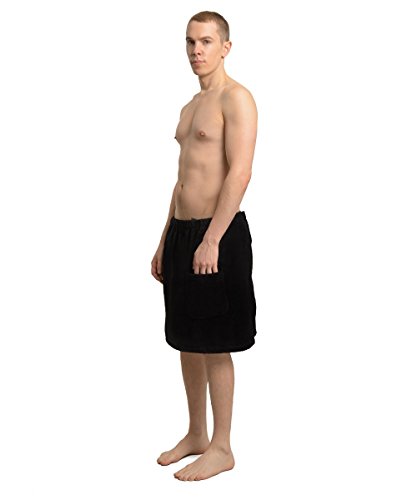 Herren Frottee Saunakilt 100% Baumwolle Größe 50 x 95 – 150 cm - 2