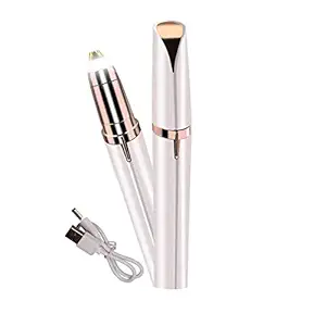ElectroSky Eyebrow trimmer for women | Eye browser Trimmer | Trimmer for Face, Lips, Nose Hair Removal. Electric Pencil Shape epilator with Light, Easy to carry Machine For Women