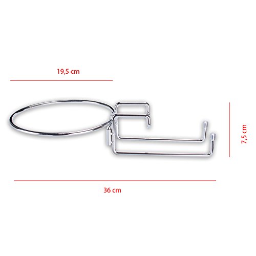 Flaschenkühler, Sektkübel „James“ mit Tischhalterung im SET - 4