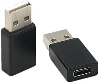 USB-C USB Type A USB 3.0 Male Connector Adaptor Converter for Women Type C C to Drop USB Cable Black