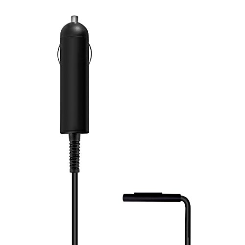 kwmobile KFZ Ladegerät für Microsoft Surface Pro 3 / Pro 4 / Pro – PKW Auto Zigarettenanzünder Ladekabel mit 5 Pin in Schwarz 12V / 2.58A - 4