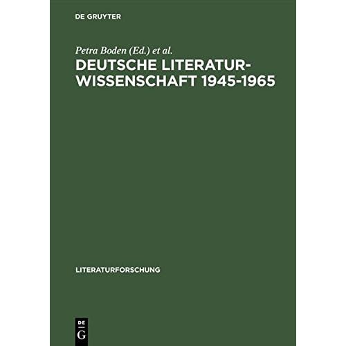 [PDF] Download Deutsche Literaturwissenschaft 1945†“1965: Fallstudien zu Institutionen- Diskursen- Personen: Fallstudien Zu Institutionen- Debatten- Personen (LiteraturForschung) Kostenlos