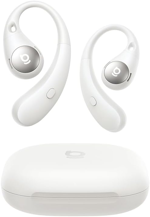 Baseus Eli Sport2 Open Ear Headphones Sport con S-Komfortkurve, 45H Playtime, SuperBass 2.0, IPX7, Bluetooth 6.0, 4-Mic KI Chiamate Chiare, Cuffie Sportive per Fitness Corsa