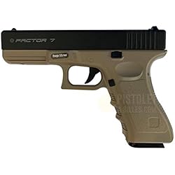 Plan Beta Pistolet Heavy Metal Factor 7 Noir/Tan Spring 0.5J Adulte Unisexe