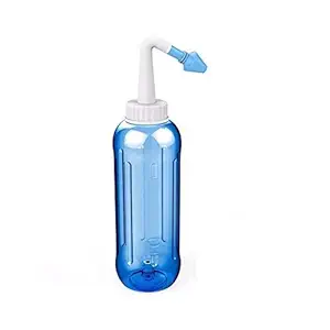 WowObjects 500ml Nasal Wash Jal Neti Pot Sinus Nose Cleaner Bottle Nasal Irrigator Nasal Wash Pot Saline Children Baby Nose Wash System