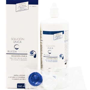 SOLUCION UNICA LENTES BLANDAS RUEDA FARMA 2 X 350 ML