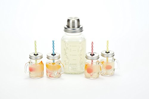 Bar Craft Cocktail-Set, Vintage-Sti, Glas, transparent - 2