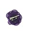Zac's Alter Ego® Glitter Rose Flower on Concord Clip & Brooch Pin (Purple)