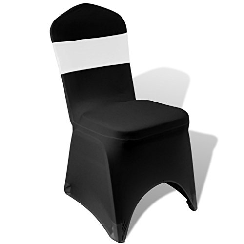 vidaXL 25x Stuhlschleifen Stretch Schleifenbänder Schleifen für Stuhlhussen Hochzeit - 4