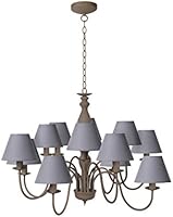 Lucide 31333/12/41 Campagne Lustre Taupe 83 x 83 x 50 cm