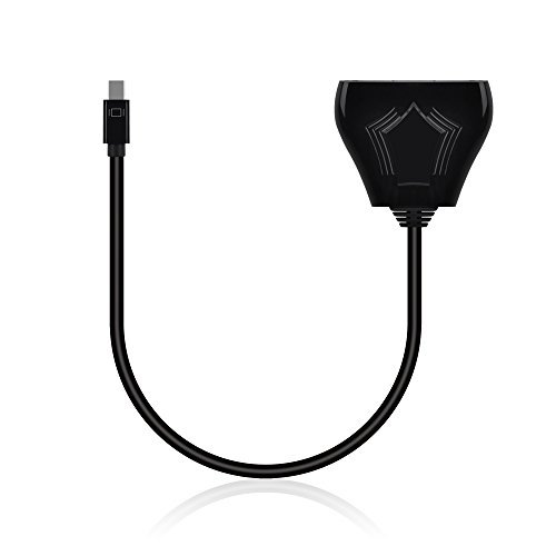 V.TOP MST Hub – Mini DisplayPort auf 2 x Displayport(4K x 2k, Schwarz) - 3