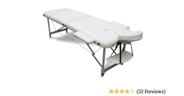Foxhunter Deluxe Portable Lightweight Massage Table Beauty Couch