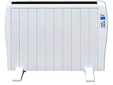 Emisor térmico de 10 elementos de Aluminio y 1500W. Gracias a su diseño ultra-fino puede ser instalado en cualquier estancia de su hogar, o bien usarlo con sus patas como un emisor portátil.