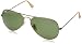 Produktbild Ray Ban Unisex Sonnenbrille RB3025, Gr. Large (Herstellergröße: 58), Gold (Gestell: Gold, Gläser: Grün Klassisch 177/4E)