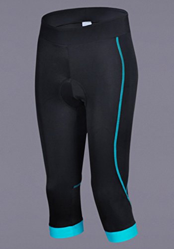 Panegy Damen Frauen Mädchen Radfahren Reiten GEL gepolsterte Shorts Fahrradbekleidung Capri Hose Strumpfhose - 2