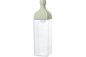 Hario Kaltbrau-Teeflasche mit Filtereinsatz 1200ml Smoky Green