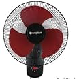 Crompton HighSpeed Torpedo 400-MM Wall Fan Black and red