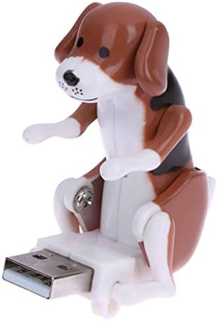 Portable Mini Cute PC USB Gadgets Funny Humping Spot Dog Rascal Dog Toy Relieve Pressure Toy for Office Worker YAHALOU