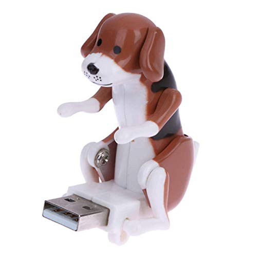 Portable Mini Cute PC USB Gadgets Funny Humping Spot Dog Rascal Dog Toy Relieve Pressure Toy for Office Worker YAHALOU