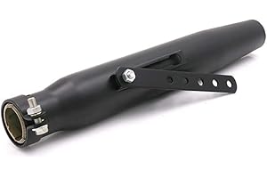 EVOMOSA Échappement de moto universel Slip On 1.5-2 "Entrée d'échappement de pour Dirt Bike Street Bike Scooter (02)