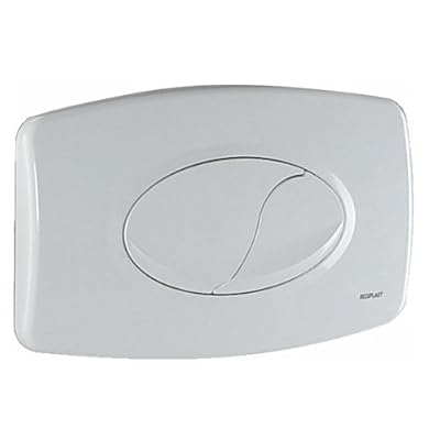 Regiplast 1620B Plaque de commande double débit pour réservoir Eurofutura 620 Blanc