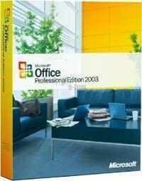 Preisvergleich Produktbild Microsoft Office 2003 Professional OSB / OEM