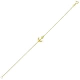 Designarmband Anker 585 Gold Gelbgold 14 Karat Damen Armband 19cm Schmuck 3094