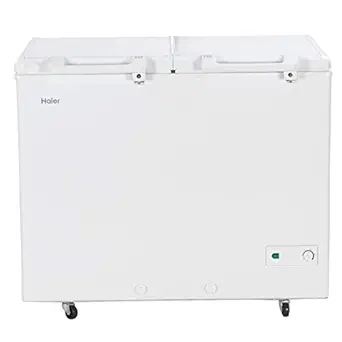 Haier HDF-385HC Polar Double Door Cooler & Freezer (365 liters, White)